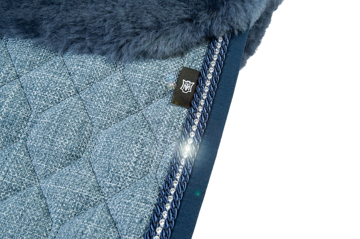 Blauw gimora zadeldekje – Mattes Herfstcollectie 2026