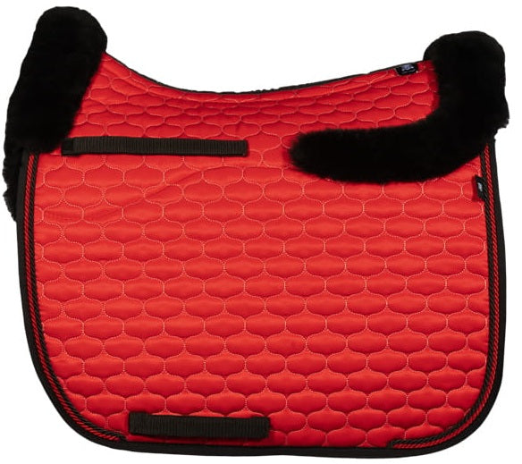 VC rood met zwart bont