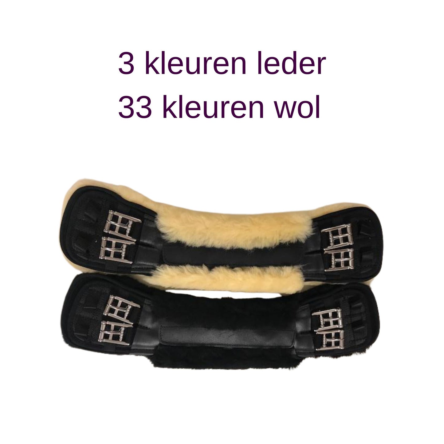 IJslander/Pony Dressuursingel Luxe Leder Slim Line