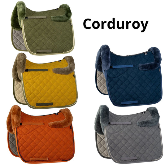 HC corduroy dekje met wol