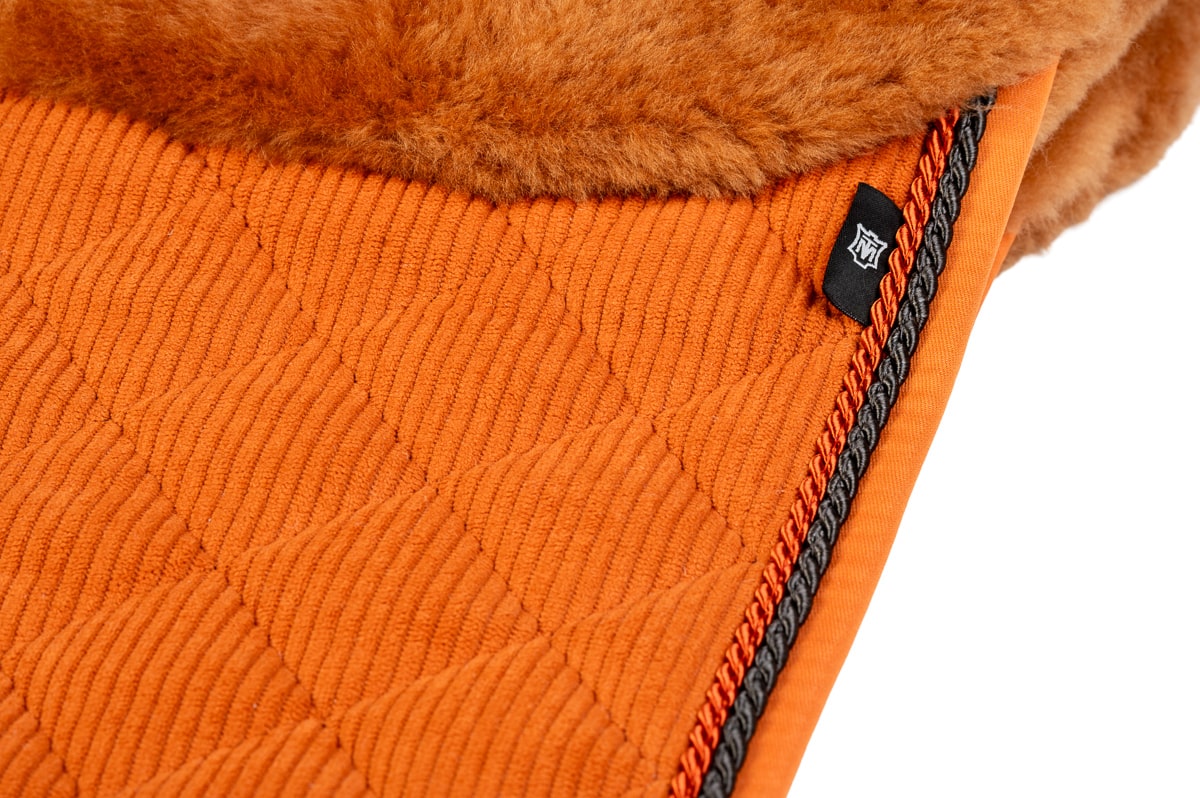 HC corduroy dekje met wol