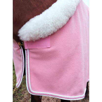 Zweetdeken met bontrand