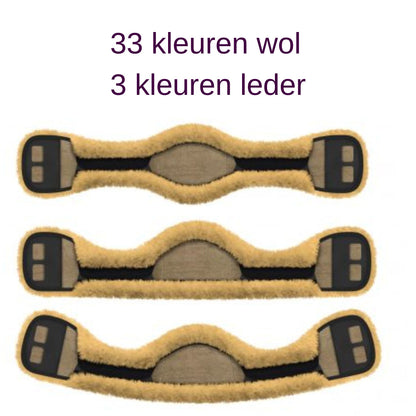 Singelbontje luxe leder Slim Line dressuursingel