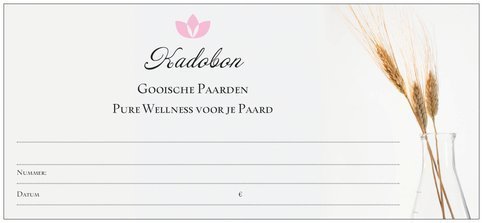 Kadobon - Gooische paarden