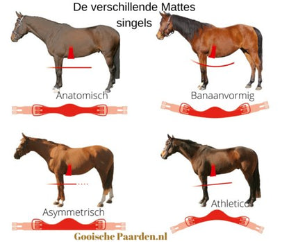 Luxe lederen singel en extra bontje - Gooische paarden