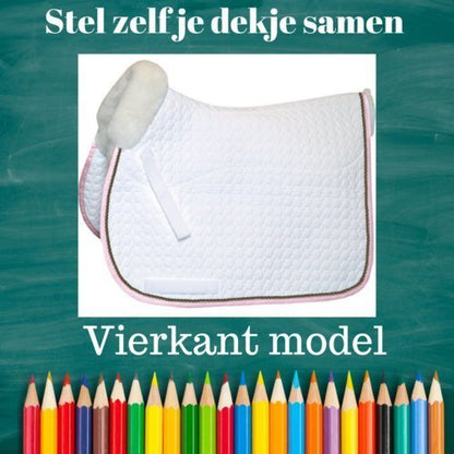 Mattes dekje met lamsbont - Gooische Paarden