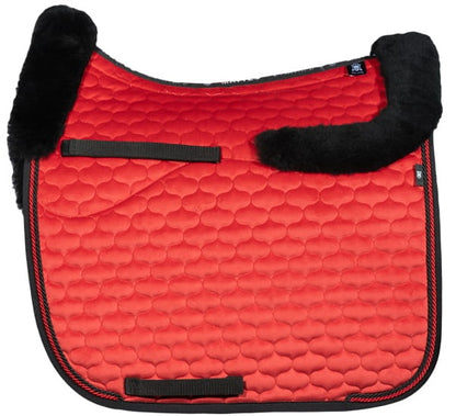 VC rood met zwart bont