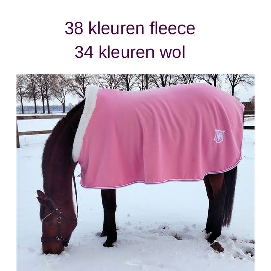 Zweetdeken met bontrand